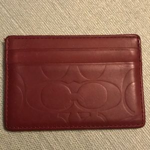 Card case leather